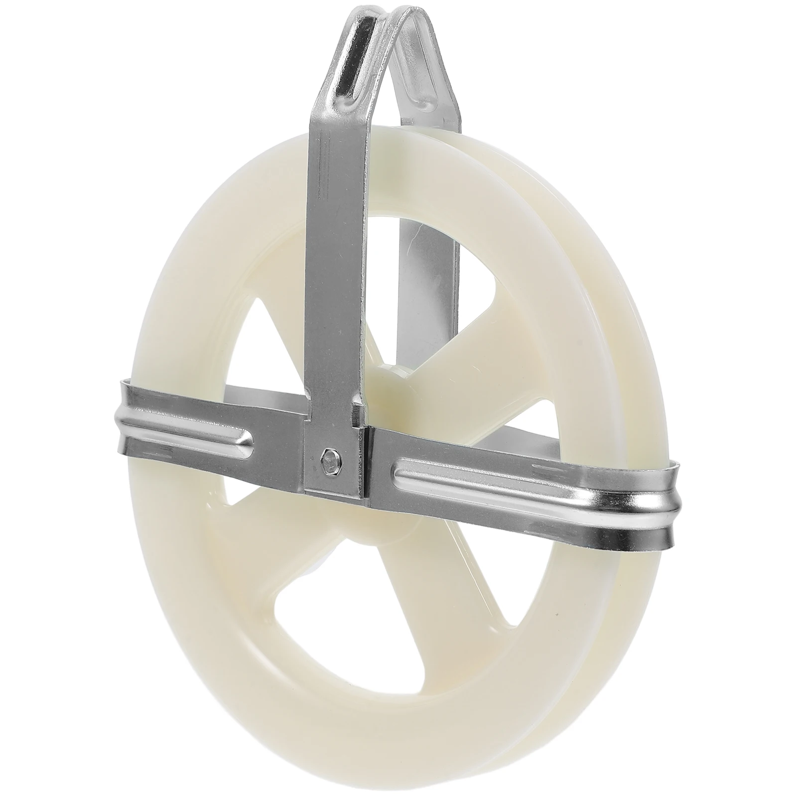 

Clothesline Pulley 5 Inch Plastic Iron Smooth Design Wall Outdoor Drying System Rope Pulleys Clothes Hanging Strap