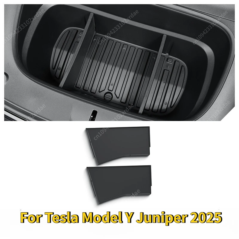 

For Tesla Model Y Juniper Front Trunk Cover Roller Curtain Trunk Partition Organizer Divider Baffle Cargo Cover Protector Board