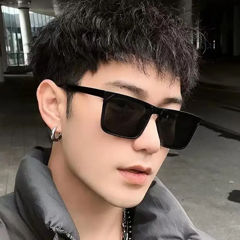 

New Square Fashion Sunglasses Men's Colorful Mercury Sheet Sunglasses Street Shooting Glasses