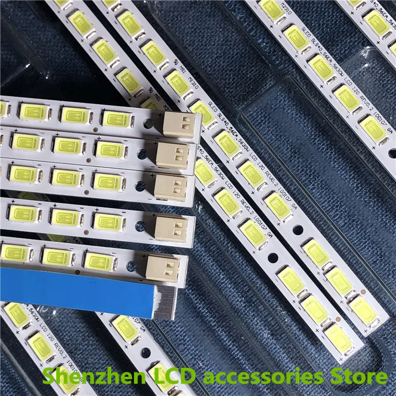 เลื่อน SLS40-56EA-5630N SLS40_56EA_5630N LCD 120 REV0.2 100107GA สำหรับ LTA400HF12 LJ64-02267A LJ64-02268A 453มม.100% ใหม่