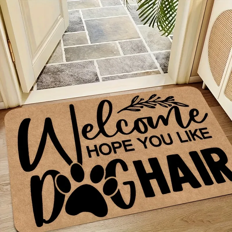 

1PC Welcome Pattern Kitchen Rugs Non-Slip Door Mats Pop arts design Living room Rug Bath Mat Carpet for Home Sink Laundry Decor