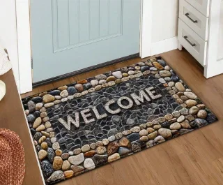 مرحبا بكم Y'all كاوبوي التمهيد ممسحة ماصة آلة حصيرة مع الغربية للمطبخ غرفة المعيشة غرفة نوم الحمام غرفة الغسيل ديكور