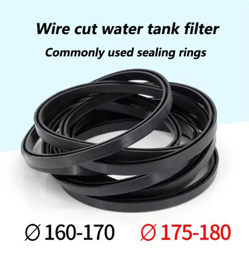 

3 шт. высококачественные резиновые уплотнительные кольца O/U-образной формы 160 для электроэрозионных станков, насосов высокого давления, фильтров баков и бочек