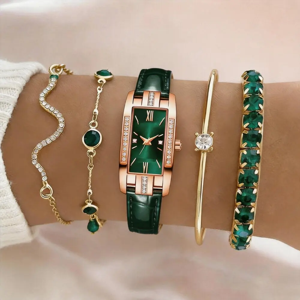 5Pcs Ladies' Decorative Watch, Suitable For Gifting To Girls At Thanksgiving, Christmas, Halloween Parties. (Box Not Included)