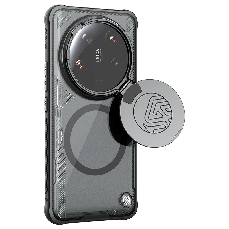 for Xiaomi Mi 14 Ultra 5G NILLKIN case iceblade Prop Magsafe Magnetic Charging Adapt Lens Camera Protection Back cover