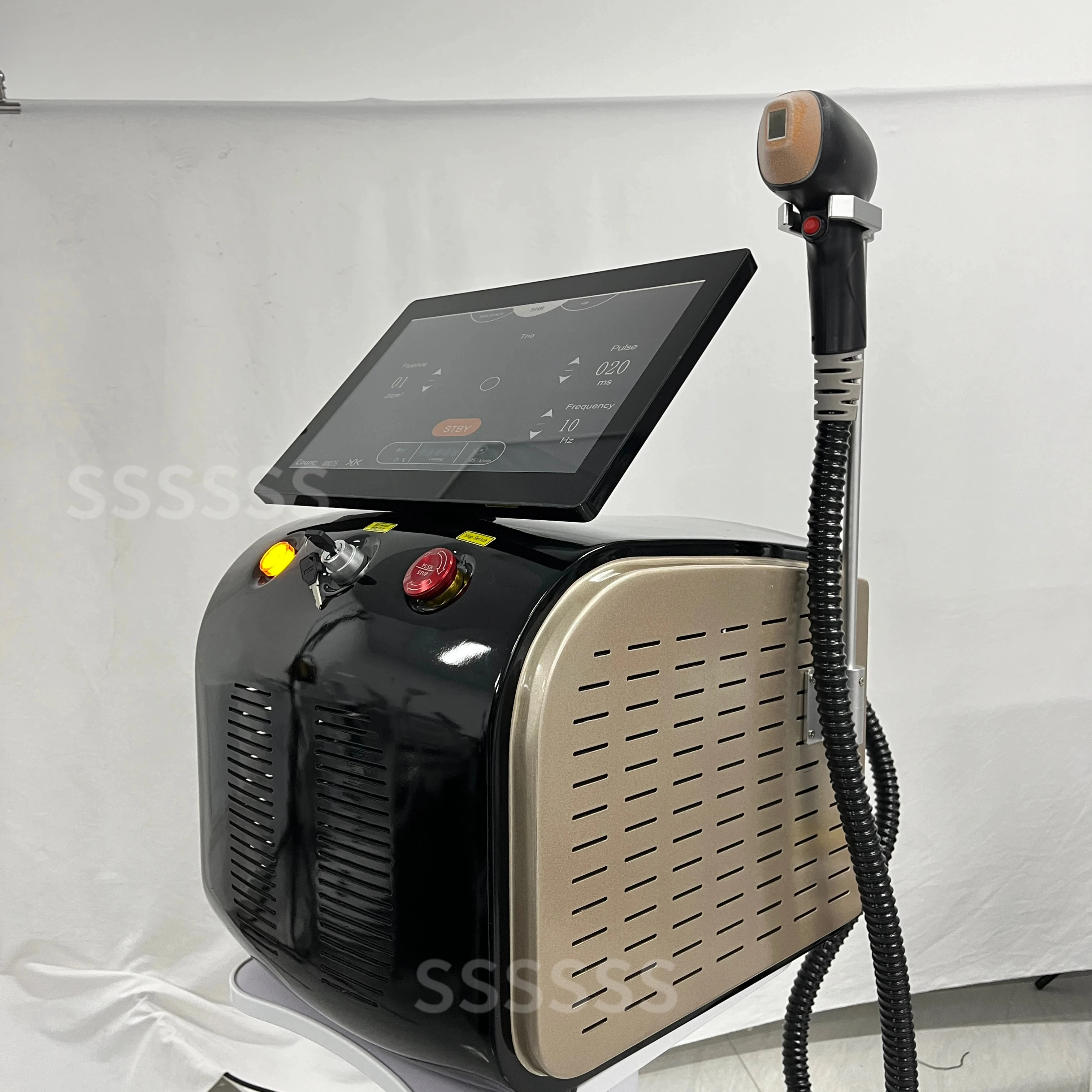 เครื่องกำจัดขนแบบมืออาชีพ ไอซ์ - Alexandrite Laser Hair Removal Machine บทวิจารณ์และราคา