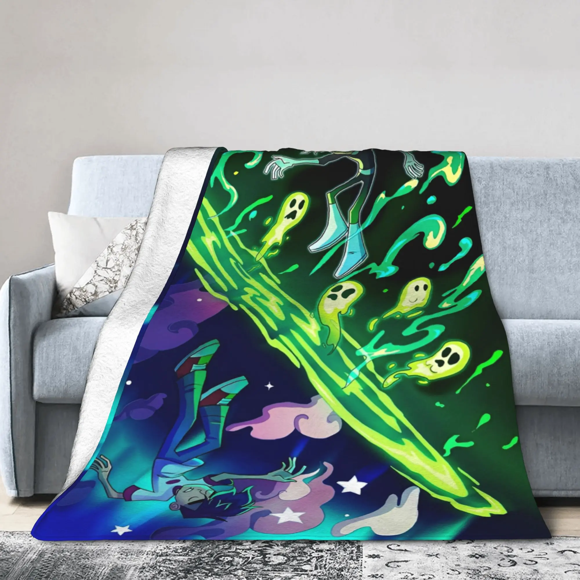 

Funny Dannys Phantoms Blanket Super Soft Coral Fleece Plush Relax Throw Blankets Machine Washable