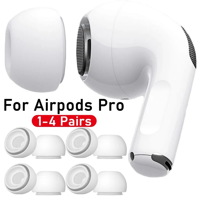 For Apple AirPods Pro 1/2 Ear Tips Replacement Silicone Rubber Eartips Earbuds Gel Earplug for Airpods Pro Protective Cover Caps