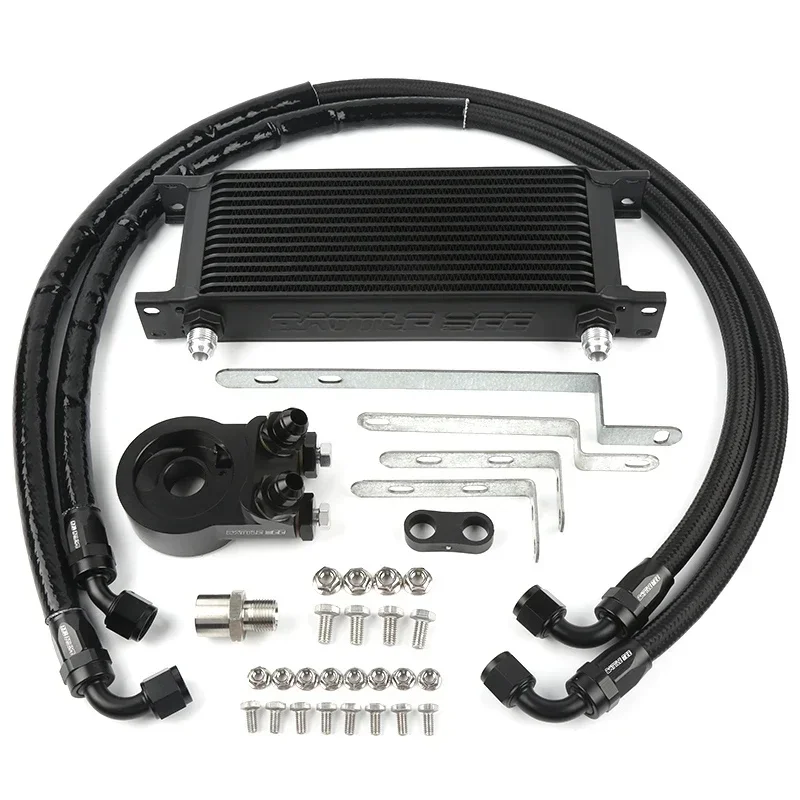 

Engine Oil Cooler Kit For VAG Volkswagen Audi 1.4TSI EA211 Engine Oil Filter Housing Cooling Golf MK7 MK8 Radiator BB-OCK-112