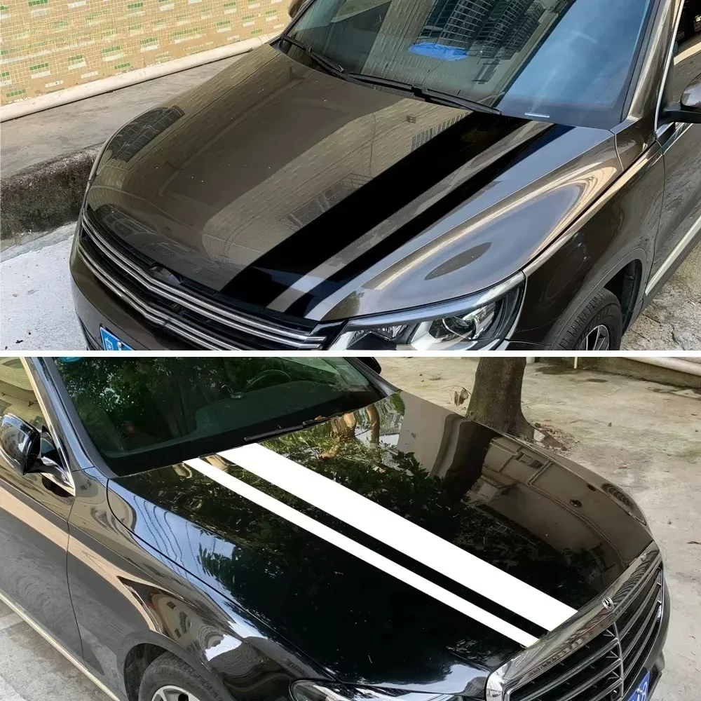 Sport Style Graphics Vinyl Wrap Car Hood Cover Side Stickers for Jeep Ford Audi Mini Cooper Passat Golf Toyota Car Accessories