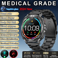 2025 For XIAOMI Five organ examination Health Smartwatch Uric Acid Blood Sugar Bluetooth Call Blood Lipid Blood Pressure Watches