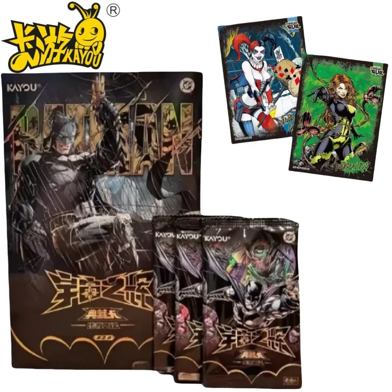 KAYOU Cosmic Glory Legend Series Rare Character Limited الإصدار Batman Wonder Woman Theme Limited Edition Legend Hero Card Pack