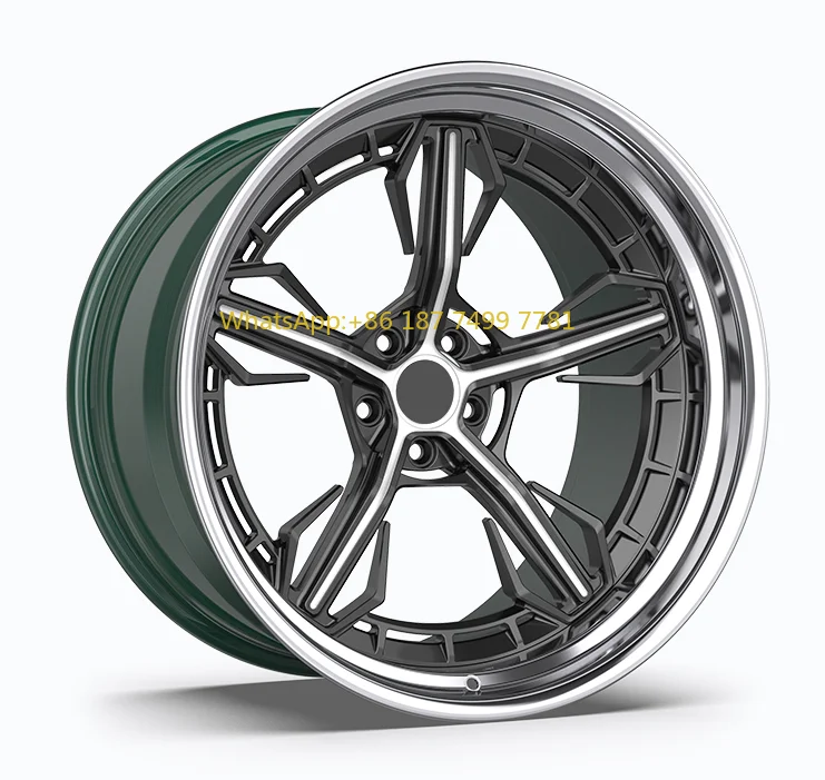 

Forged Polished Deep Lip Concave Wheels 19 Inch Deep Dish 4x100 Milled Alloy Rims for . . E60 X5 .Polo