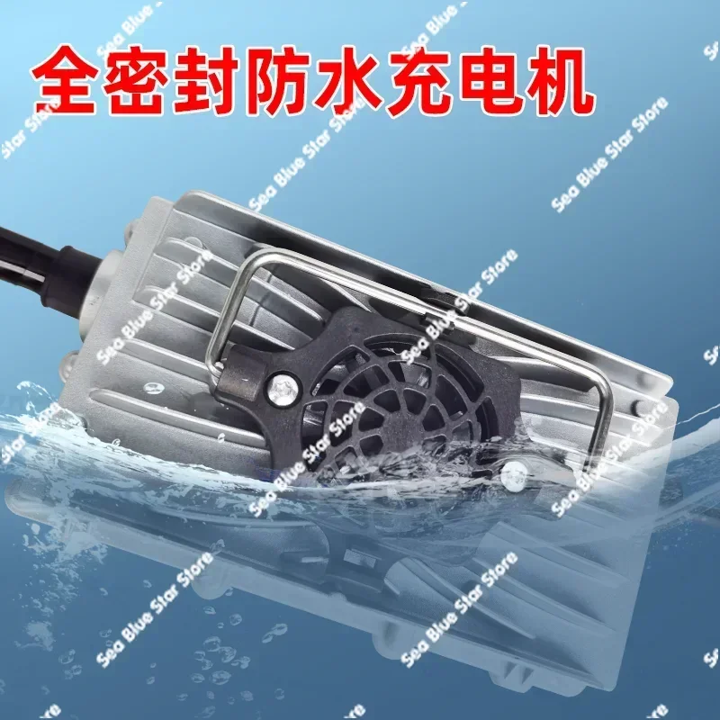 Sweeper Intelligent Charger 24V15A Washing Machine Charger Driving Hand Push Electric Sweeper 36V48V