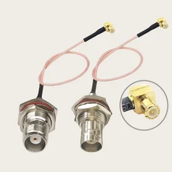 RG178 Cable BNC/TNC Female jack to MCX Male right angle Connector RF coaxial cable