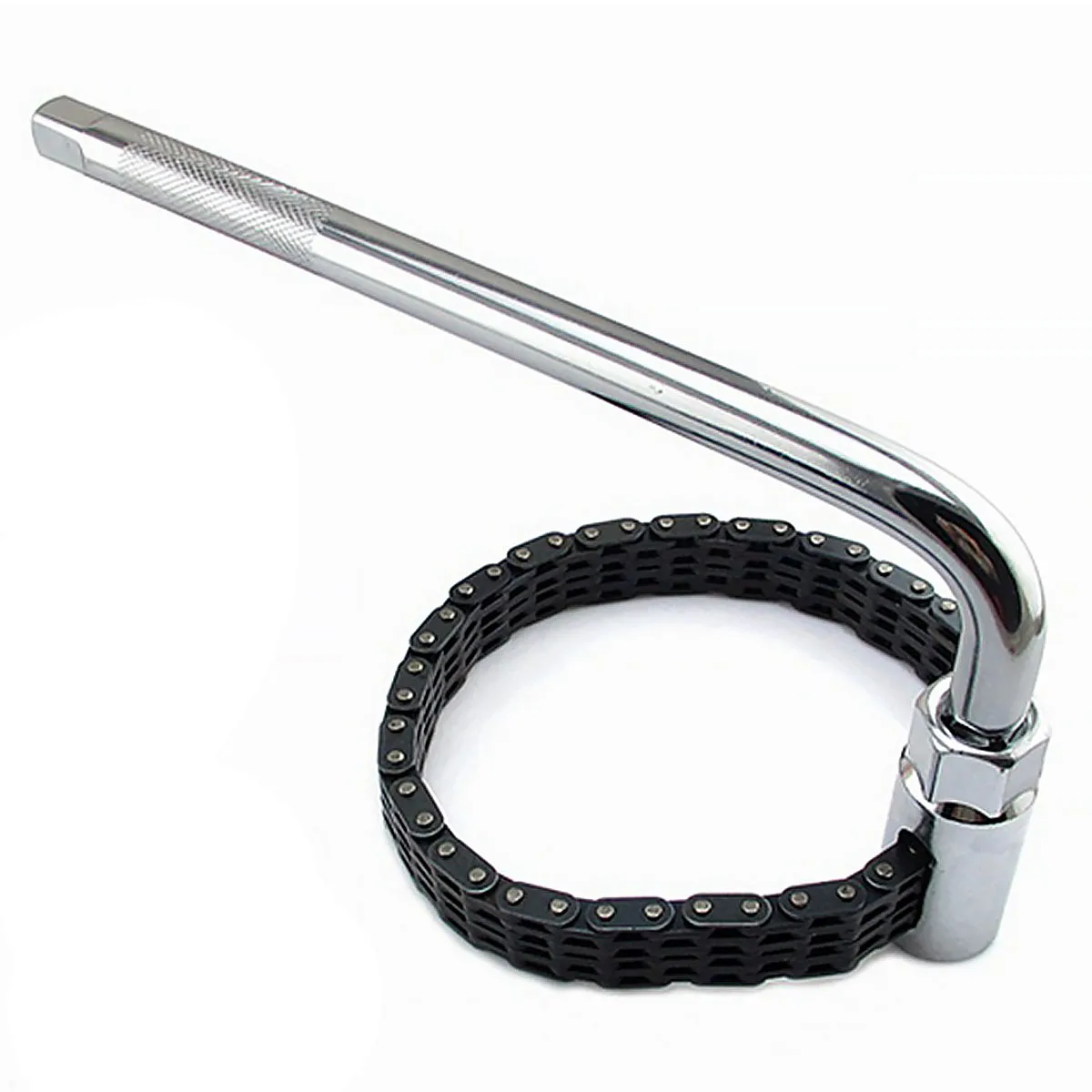 

Made of high-quality materials black 44/52 Section Double Chain Automotive Tools Universal Chain Oil Filter Wrench Double Chain