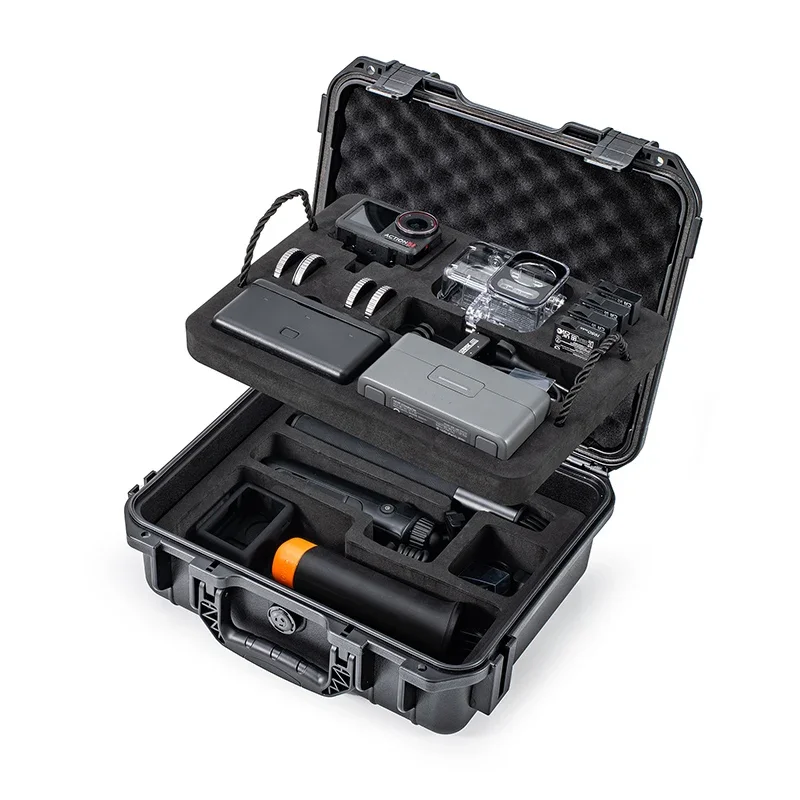 2 Layers Hard Case for DJI Osmo Action 5 Pro Camera Accessories Carrying Case Waterproof Box Portable Travel Suitcase