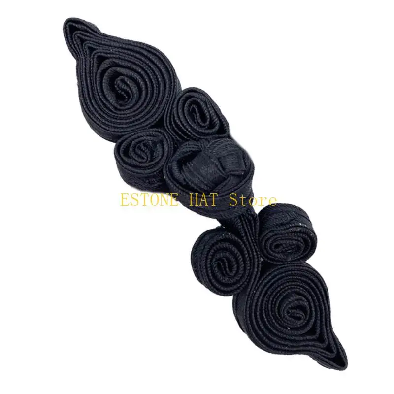 49mf chinesische Knotenknöpfe Cheongsam Haichen Klasze Strickjacken Befestigungselemente für Bekleidungsdekor Pfirsichform