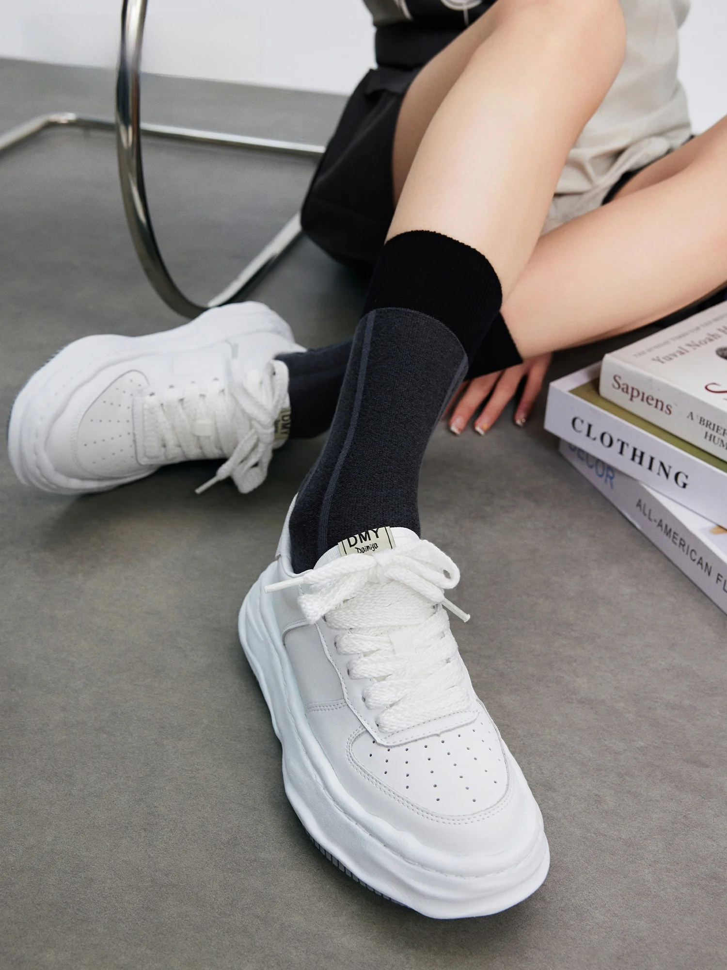 

KBNB Soluble oes 4cm Height Increase Super Soft Comfortable Versatile Casual Sneakers Cross Bule Platform Rubber Outsole