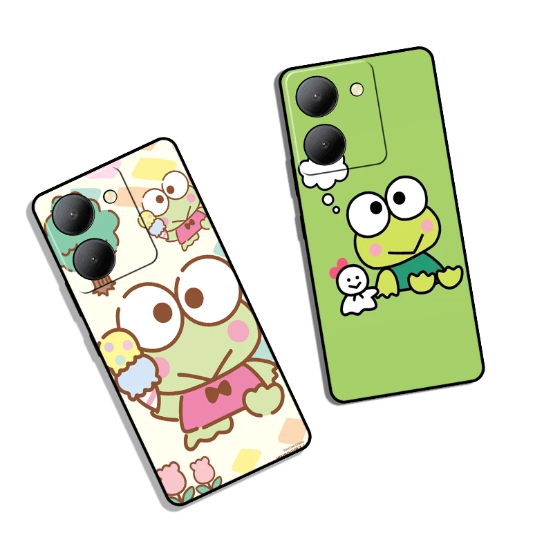 VIVO Y03 Y30T Y18 Y18S Y18E T3 Y37M Y19S Y28 V40 PRO Z9 lite Kero Kero Keroppi Creative Design Soft Case Phone Case