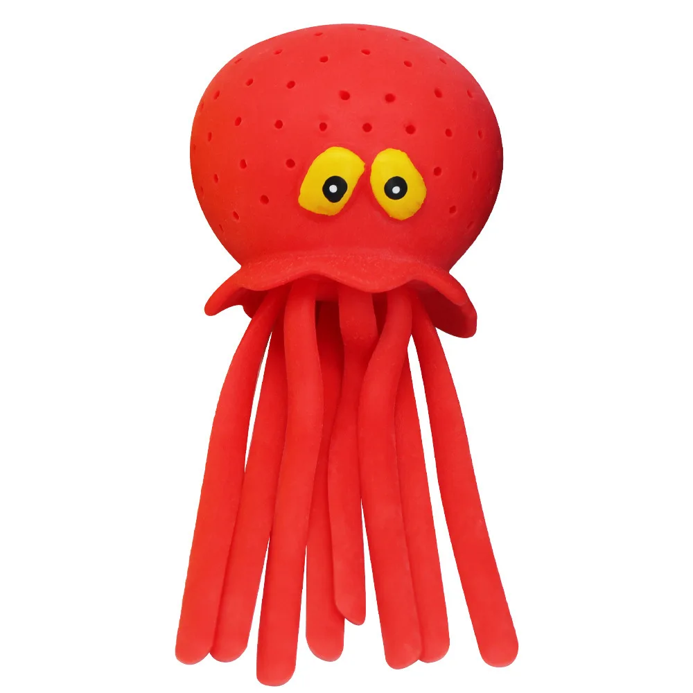 Children's Sensory Floating Water Squeeze Bath Octopus Stress Relief Toy, Suitable For Summer Swimming Pool And Bath Play