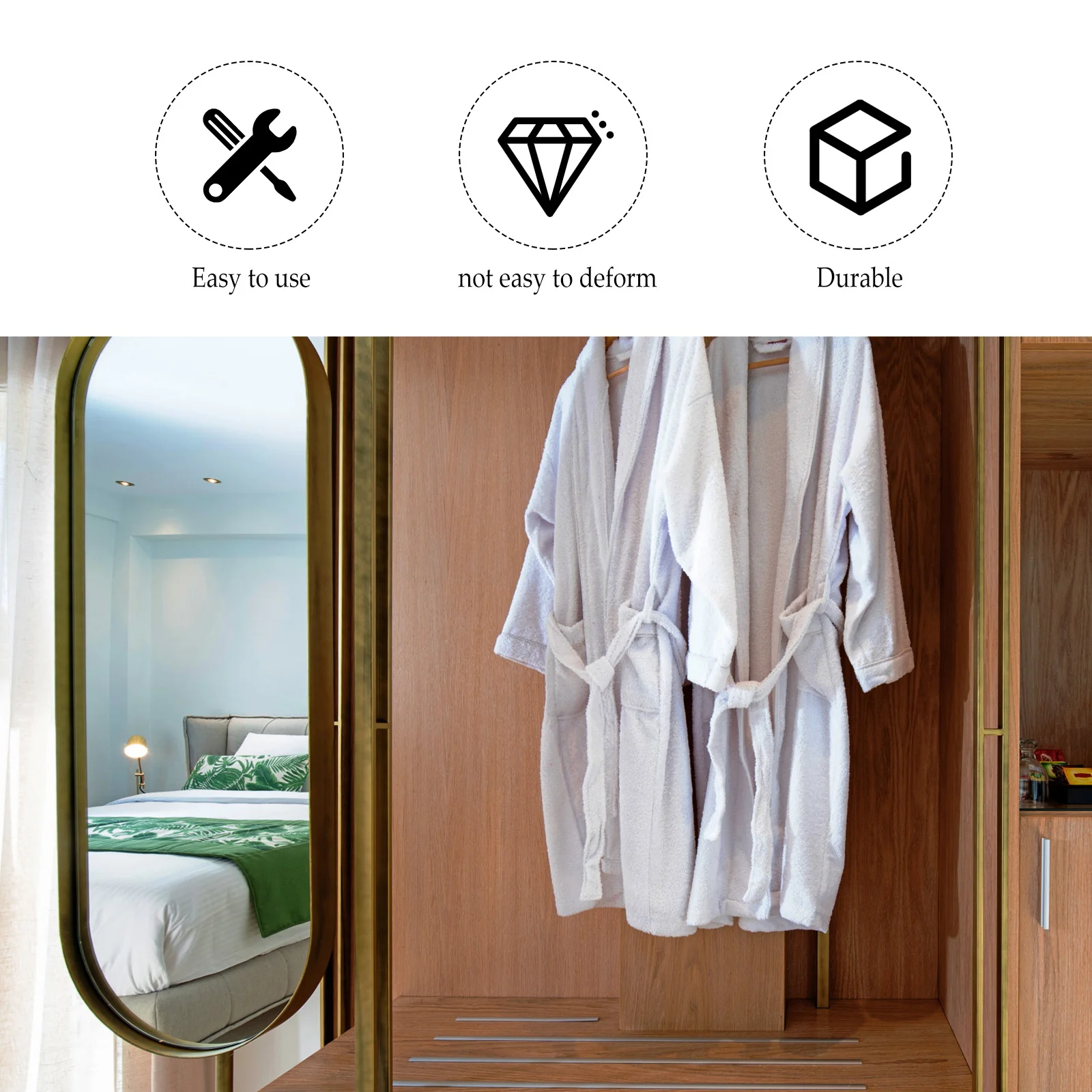 

40 Sets Mirror Holder Clips Heavy Duty Clear Plastic Glass Retainer Clamps for Bathroom Hotel Hair Salon Glass Shelf Display