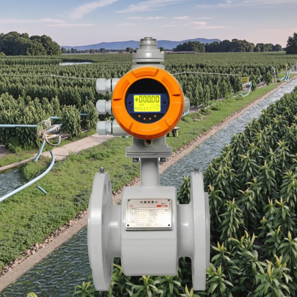 

4-20mA Pulse Liquid 50 Hz Caudalimeter 1 Inch LCD DN25 Electromagnetic Flow Meter for Water Magnetic Flowmeter Medidor De Flujo