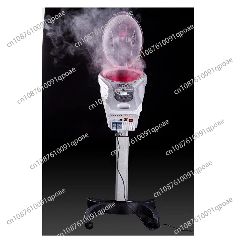 Microwave Spray Oil Treatment Machine Hair Steamer with LED Light for Hair Salon Beauty Shop Ozone Infrared