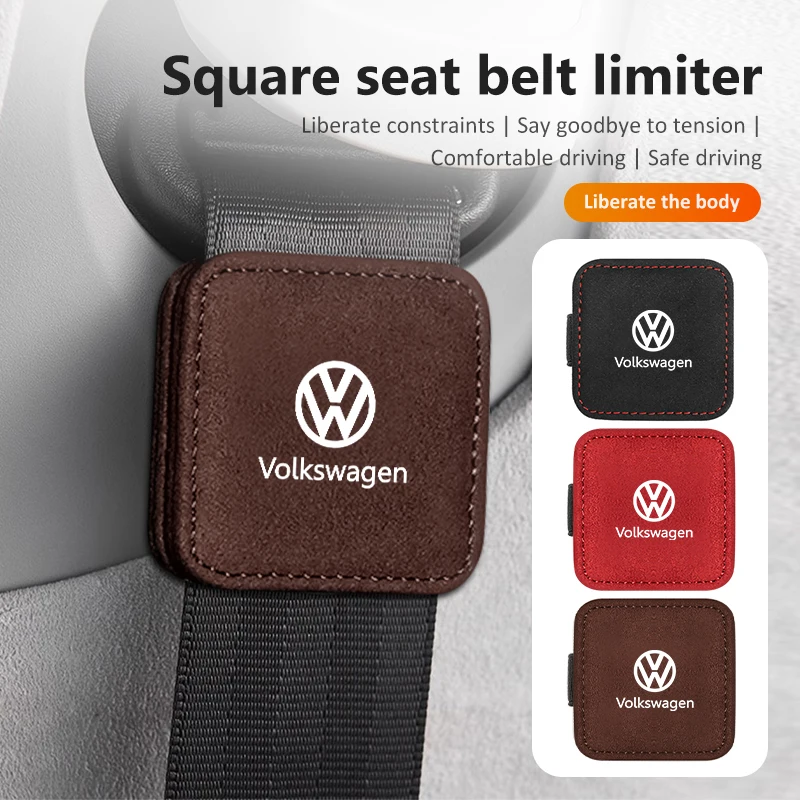 

Car Ashtray Car Seat Belt Clip Adjustable Magnetic Fixed Limiter For Volkswagen VW Scirocco Passat Polo B5 B6 B7 CC Tiguan Shara