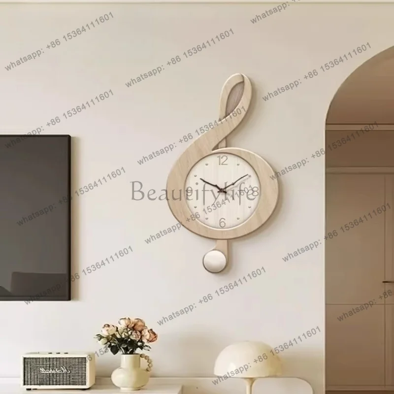 LJY Xenomorph Vintage Wall Clock Nordic Simple Fashion Art Mural Silent Wall Watch For Living Room Home Decoration