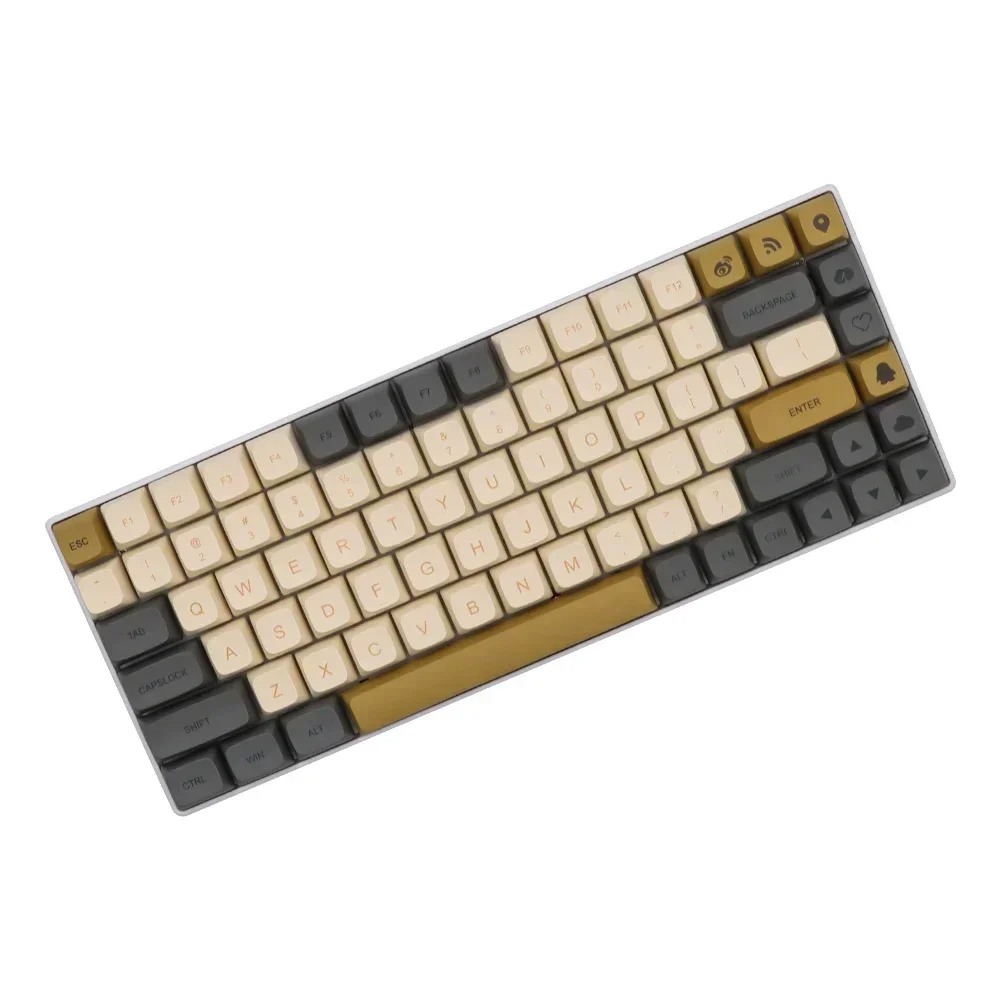 이탈리아어 키캡 AZERTY 키캡 QWERTZ PBT 키캡 XDA 프로필 ISO 레이아웃(Cherry MX 기계식 키보드용)