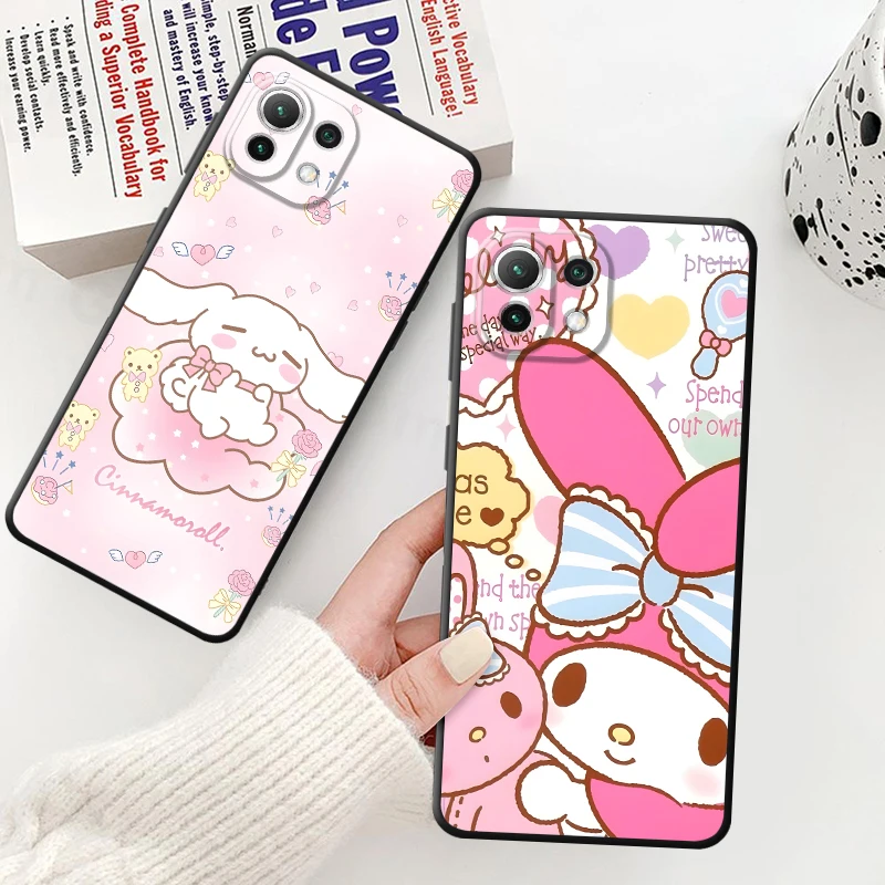 حافظة لهاتف Xiaomi Mi 15 11 Lite 11T Pro 12T 14 Pro 12 Lite 12x 10T 13Lite من كارتون تريو ميلودي Jade Guigou