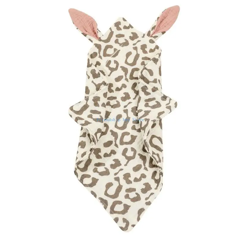 F1CB مناشف أطفال مربعة من الموسلين مصنوعة من القطن العضوي الناعم وصديقة للبشرة وقابلة لإعادة الاستخدام #5