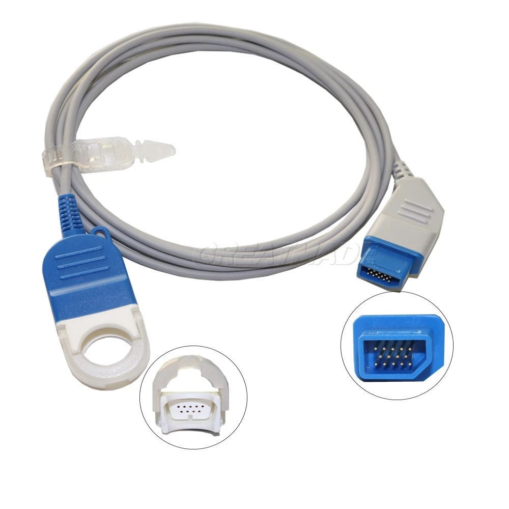 Compatible with K931 JL-900P Spo2 Adapter Cable ,14pin