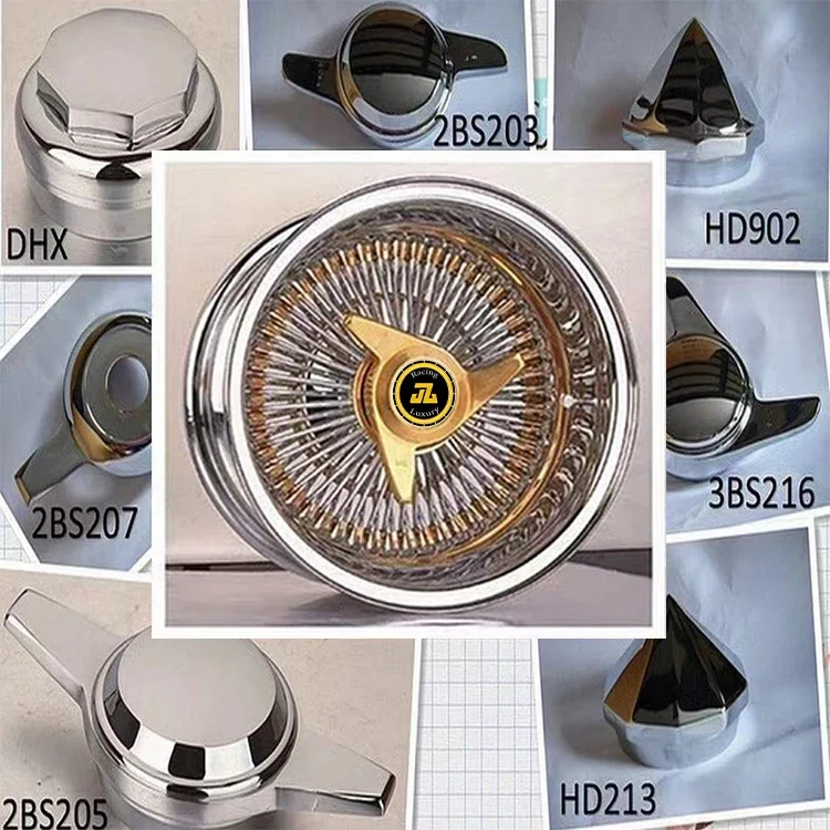 20 22 24 26 inch spoke wire wheels gold/silver 100 144 spokes Knock Off Rims For Classic Vintage Lowrider old car