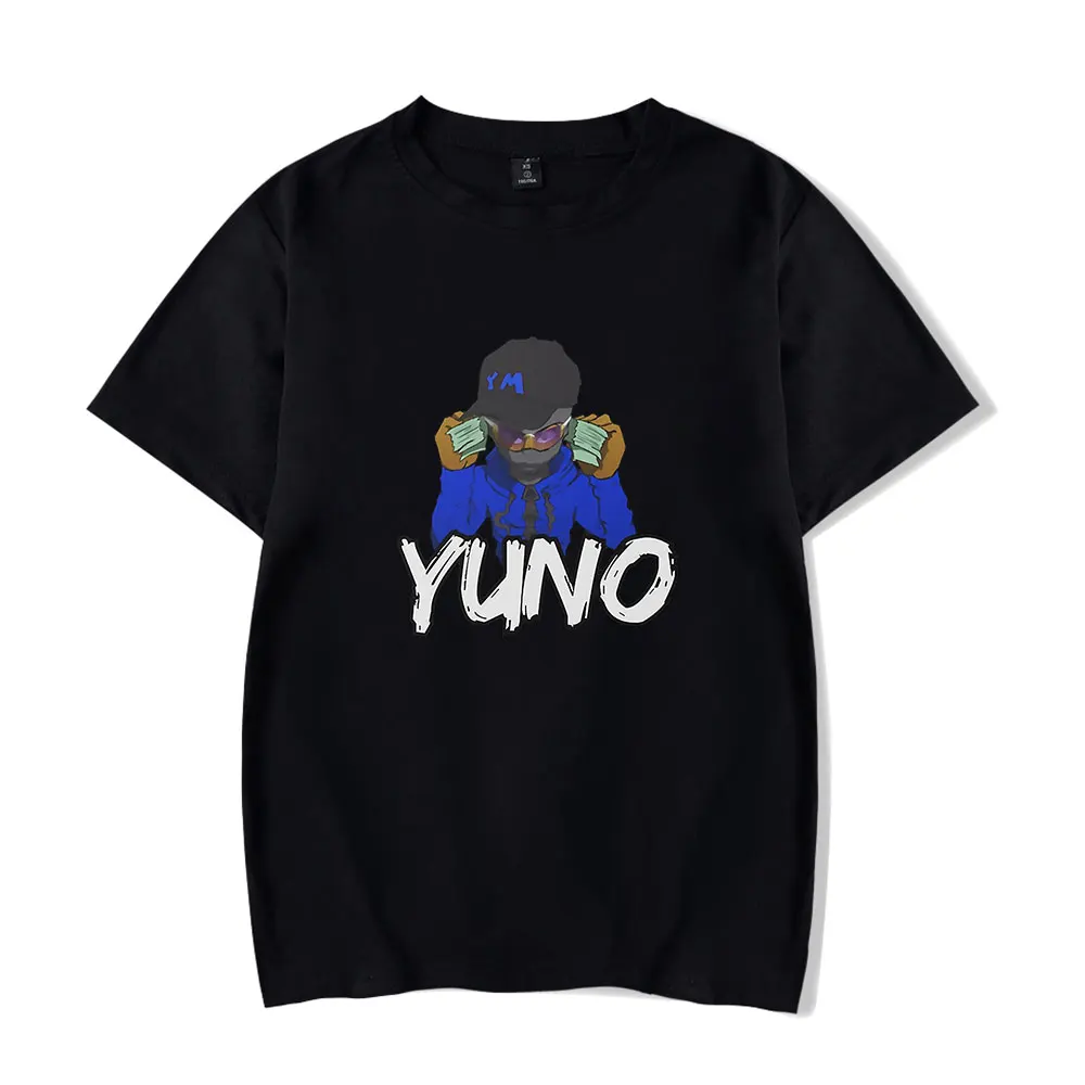 

Yuno Miles Yuno Short Sleeve Merch Tee Women Men Crewneck Fashion T-shirt Unisex Tops
