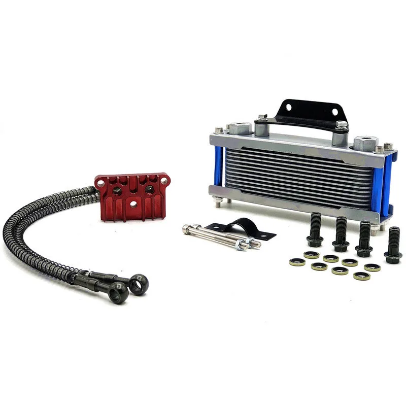 Oil Cooler for zongshen lifan 140cc 150cc refires off-road motorcycle aluminum alloy radiator 125cc dirt pit monkey bike atv