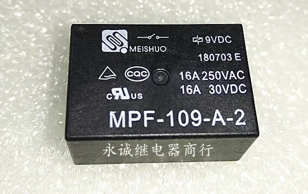 

Оригинальное и новое 10 шт./лот реле MPF-109-A-2 9V MPF-S-112-A-2 12V MPF S 109 A 2 MPF S 112 A 2 9VDC 12VDV 4PIN