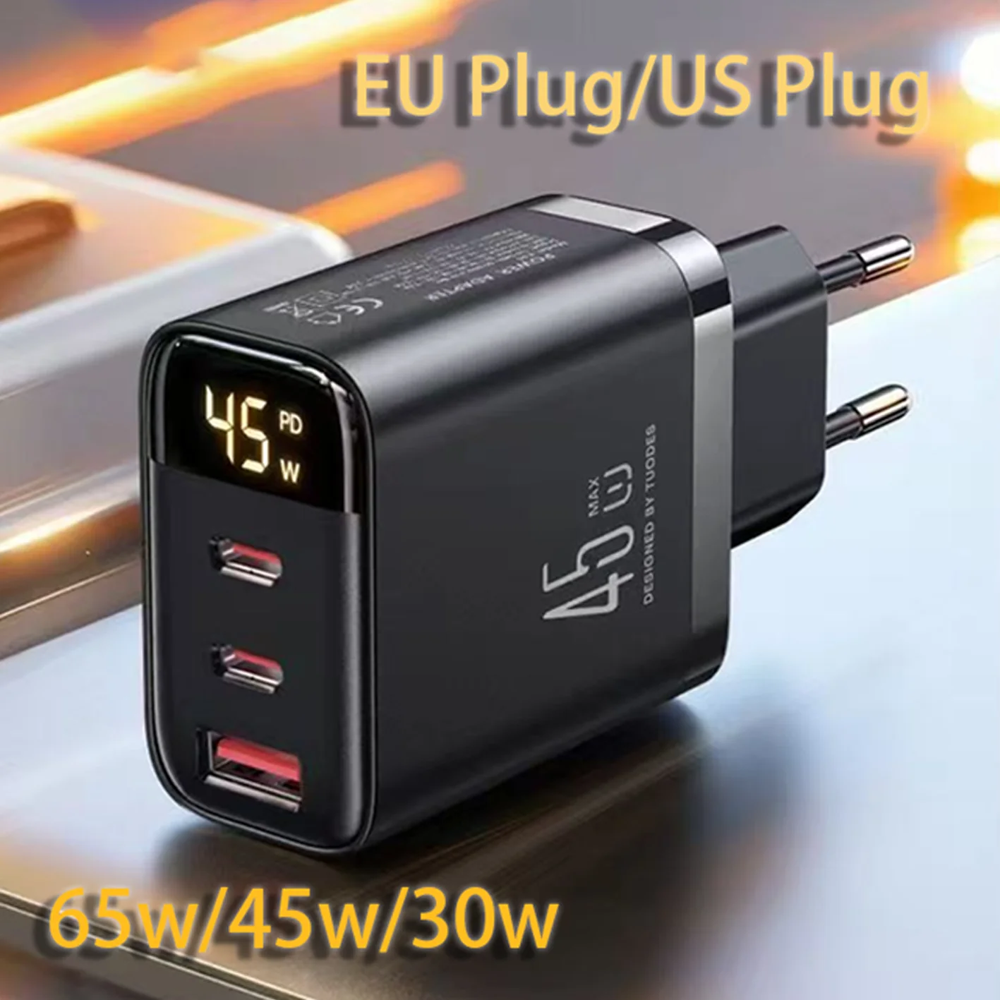 65w/45w/30w charger PD USB Type C fast charging fast chargin