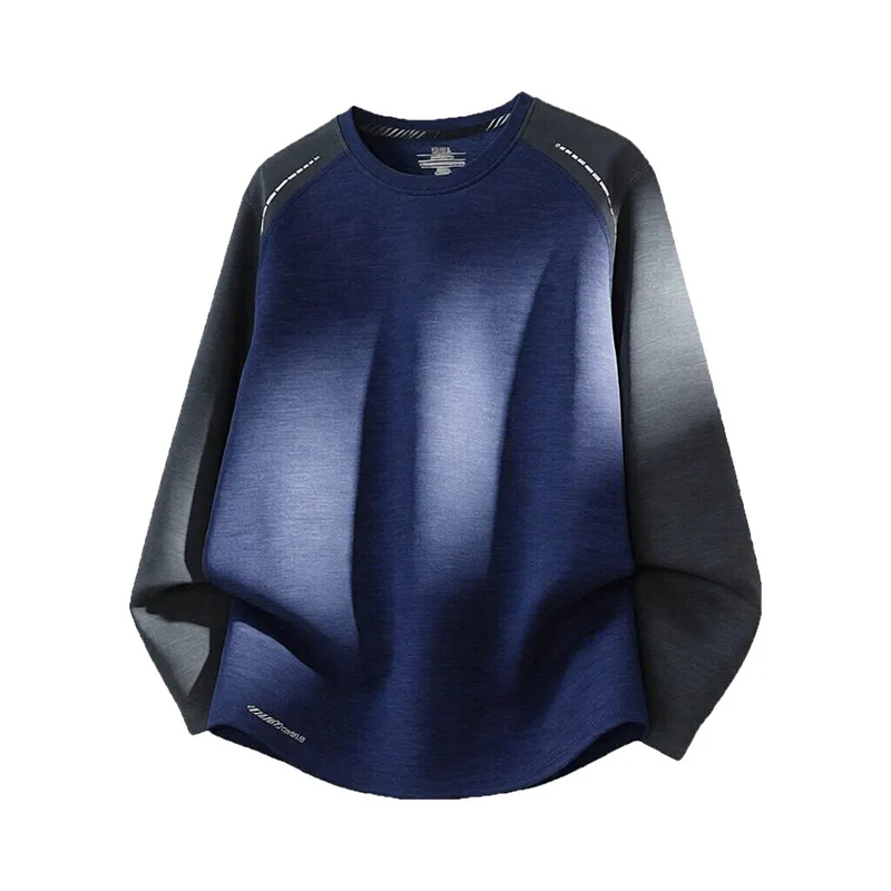 

Ice Silk Quick-Dry Round-Neck Long-Sleeved T-Shirt Men's And Women's Outdoor Casual Fitness Trendy Top