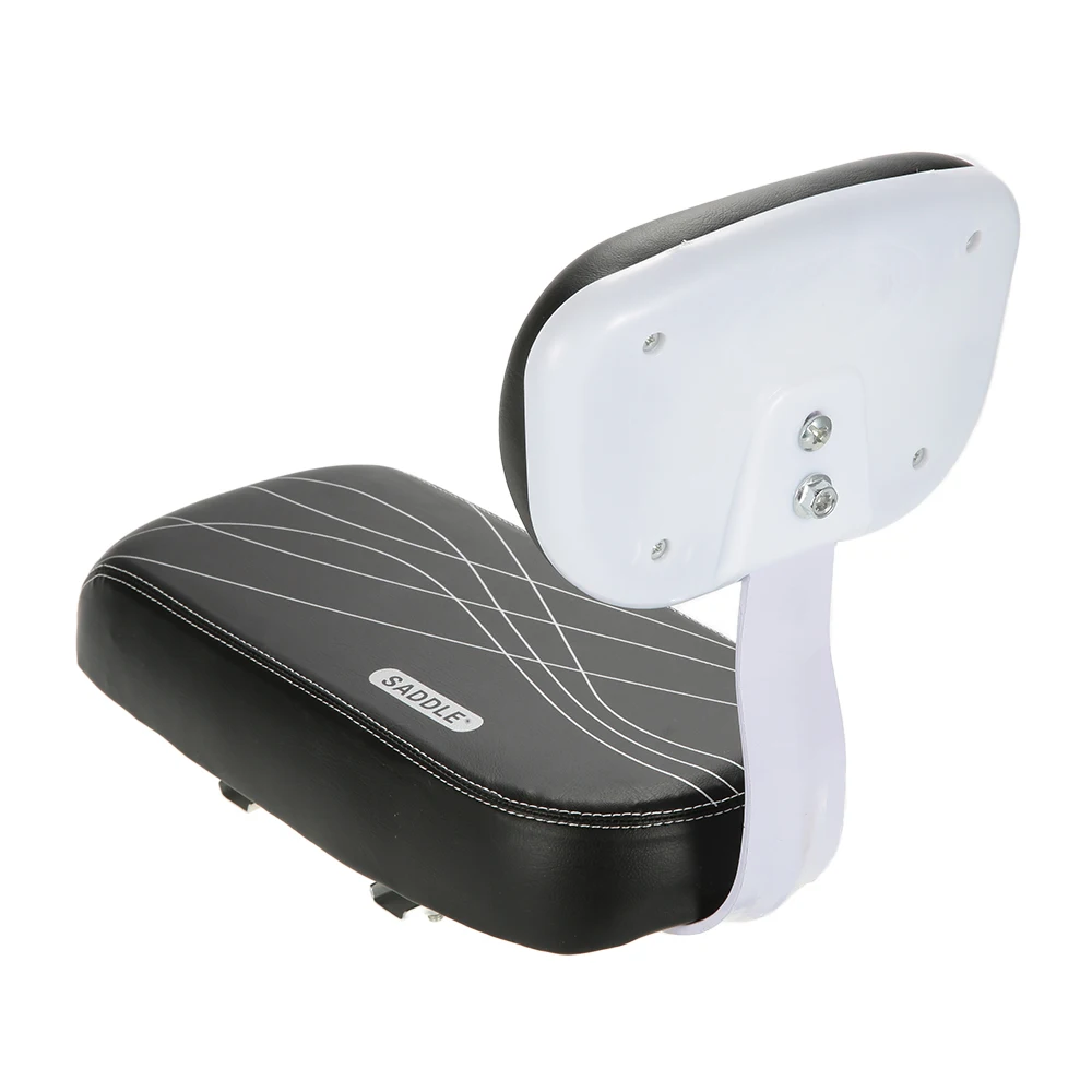 Fahrrad hinten Sattel Fahrrad Rücksitz matte Kind hinten montiert pu Leder weich bequem bequem Kissen MTB Reiten Universal Zubehör – Detail 4