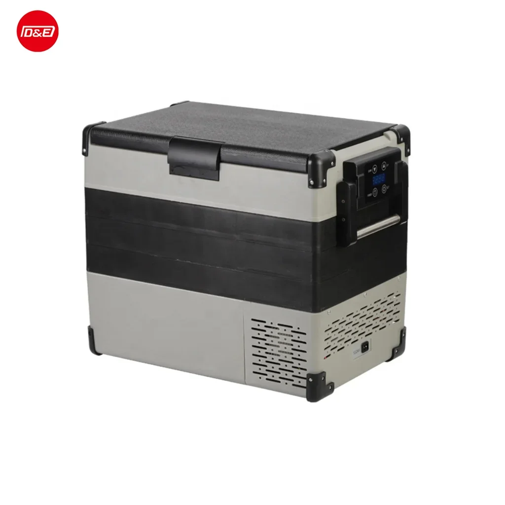 

Portable Car Truck Refrigerator Fridge Freezer Cooler Beverage 12V 24V 42L Food Home Picnic Travel for Caravan Camping