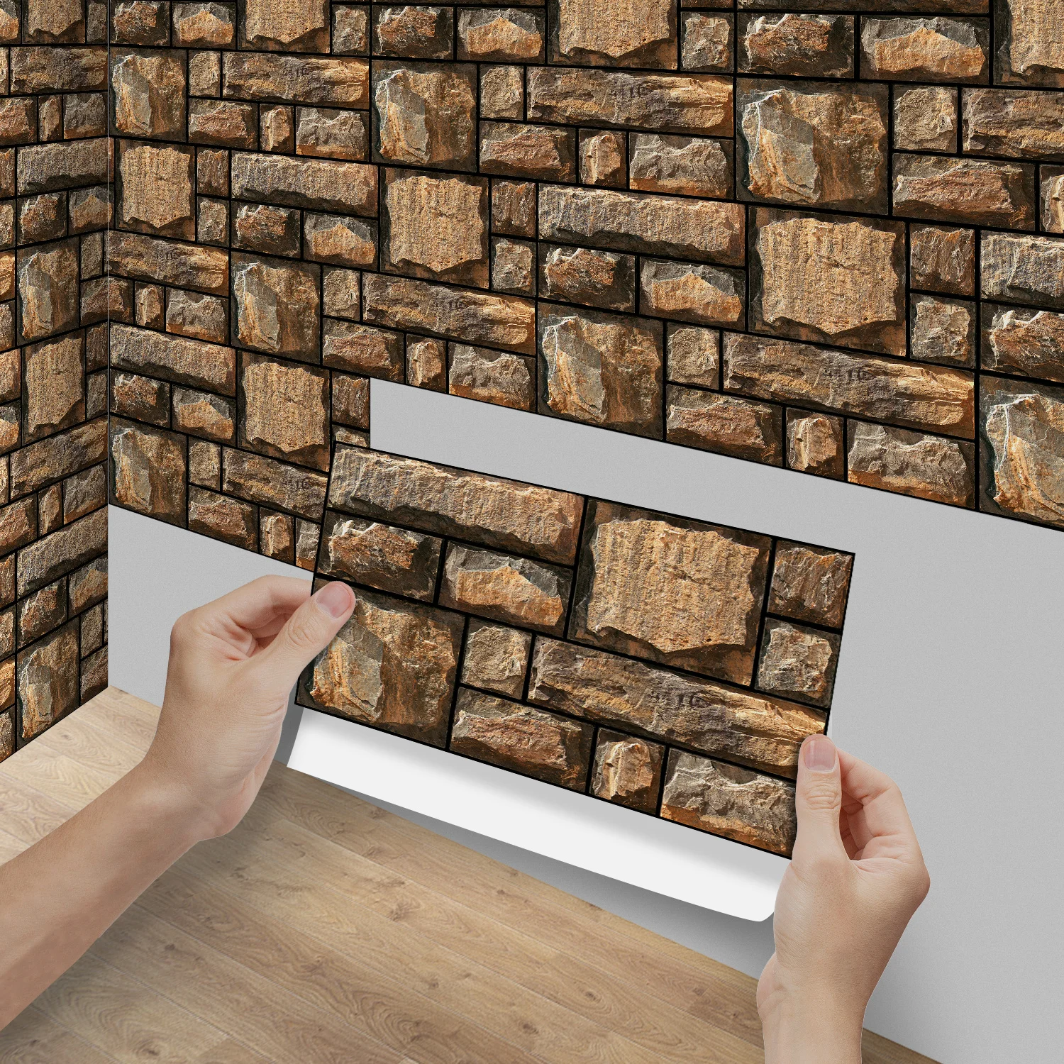 

Marble Peel and Stick Wall Tiles, Waterproof Self-Adhesive Backsplash for Kitchen Bathroom DIY Decor