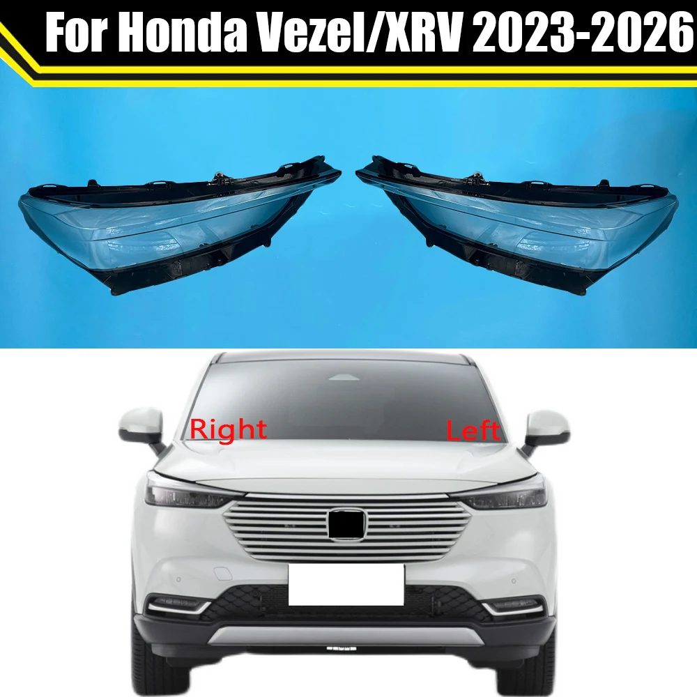 

Car Lens Glass Light Lamp Headlamp Shell For Honda Vezel/XRV 2023-2026 Clear Lampshade Headlight Cover Lamp Housing Lampcover