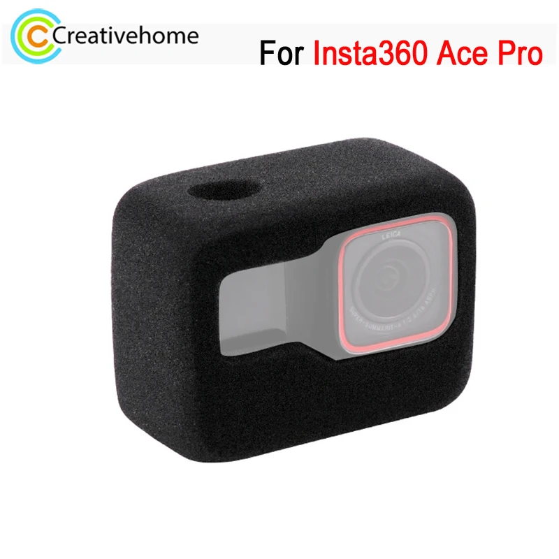 High Quality Sponge Windproof Noise-reduction Cover For Insta360 Ace / Ace Pro Action Camera Foam Windshield Housing Case