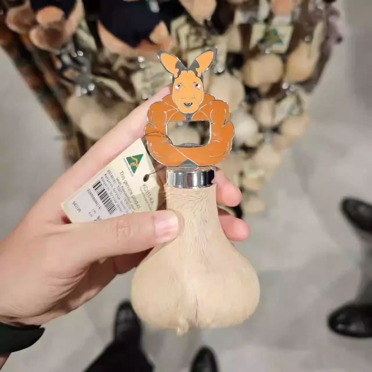 Kangaroo Egg Creative Personalized 3D Hanging Bottle Opener Beer Drinking Party Gift Souvenir Practical Fun Kitchen Tool