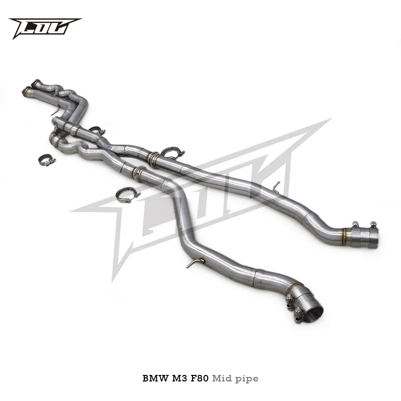 Middle pipe/Mid pipe For BMW M3/M4 F80/F82/F83 S55 3.0T 2014-2019 Stainless Steel Exhaust Pipes Exhaust System