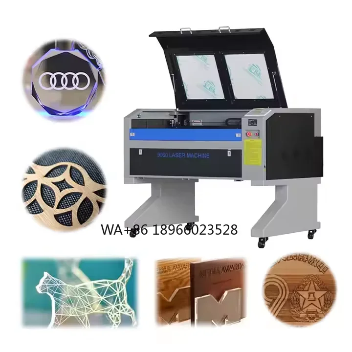 Ruida X and Y Axis Optional Working  Area 4060 6090 infrared Cutting Machine 100W CO2 infrared Engraving Cutting Machine