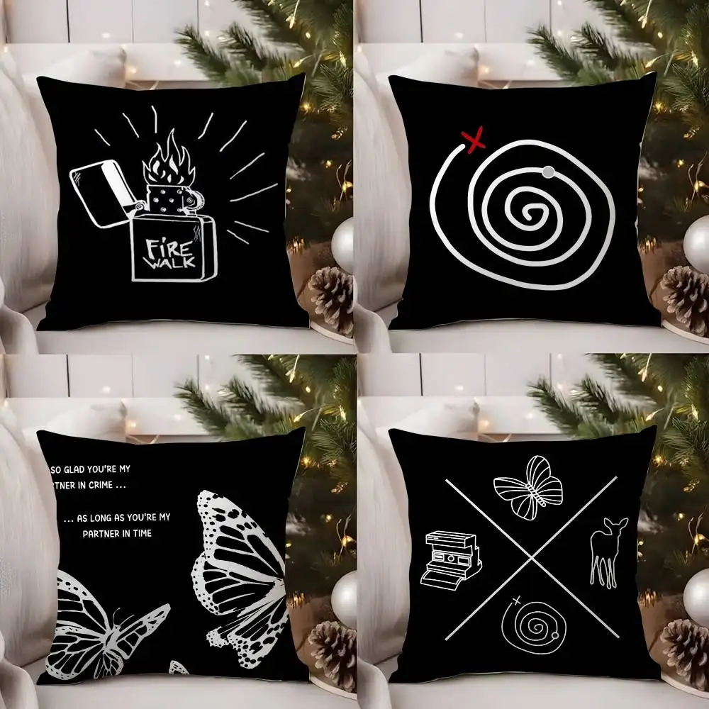 

L-Life Is Strange Pillow Case Office Sofa Dorm Chair Back Short Plush Double-sided Printing Home Cushion Cover