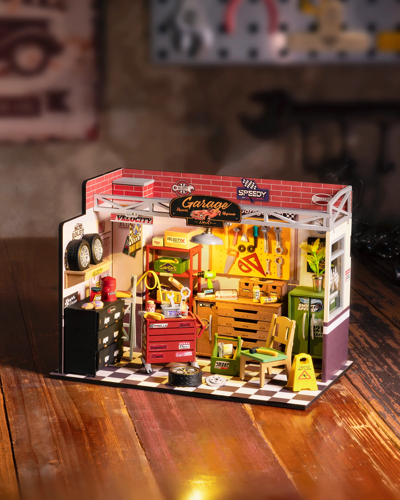 Robotime Rolife Becka's Baking House 3D Puzzle DIY Miniature Dollhouse Kit Amazing Gift for Children DG161